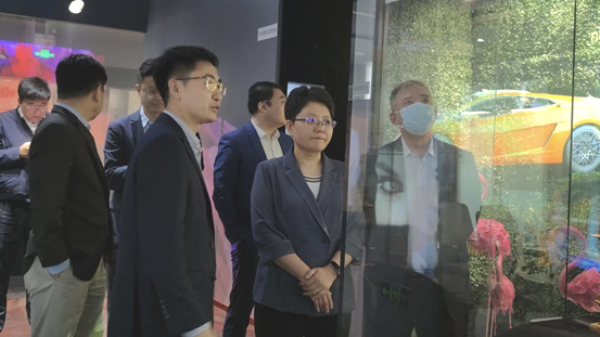 天津市南开区委书记马珊珊一行莅临光子晶体科技调研座谈