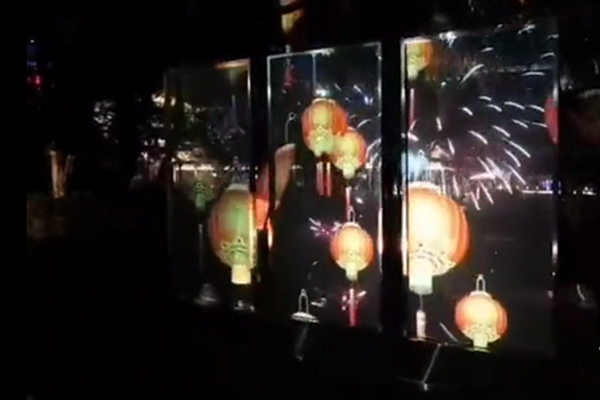光子芯片透明屏丨兰州夜景项目