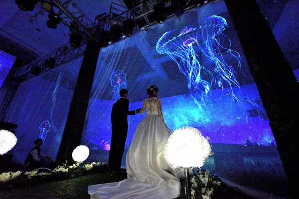 3D全息投影技术给你一场最唯美浪漫的婚礼记忆